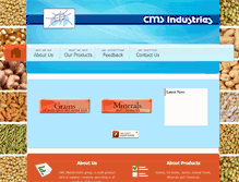 Tablet Screenshot of cmsindustries.org
